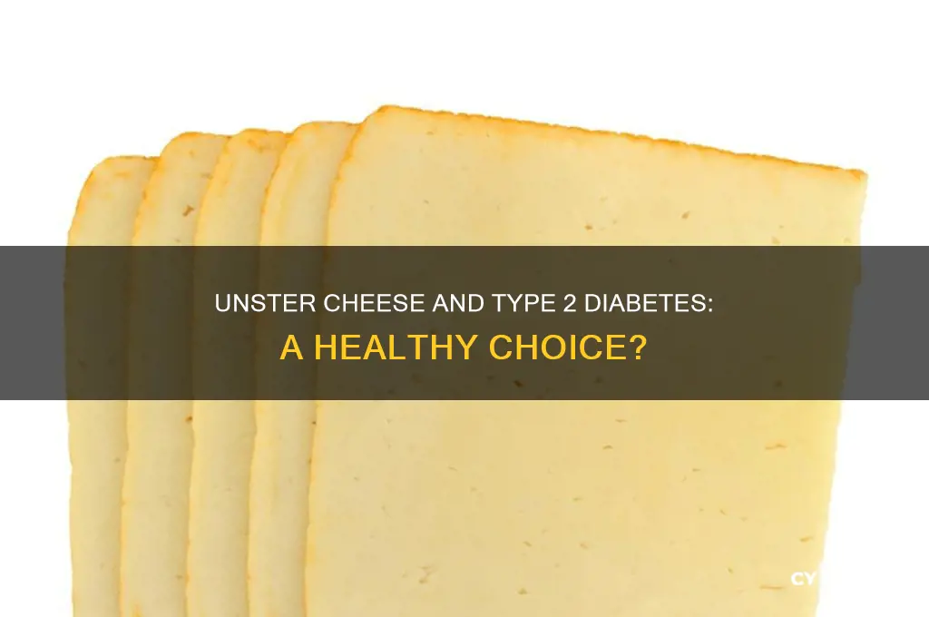 is unster cheese good for type 2 diabetics