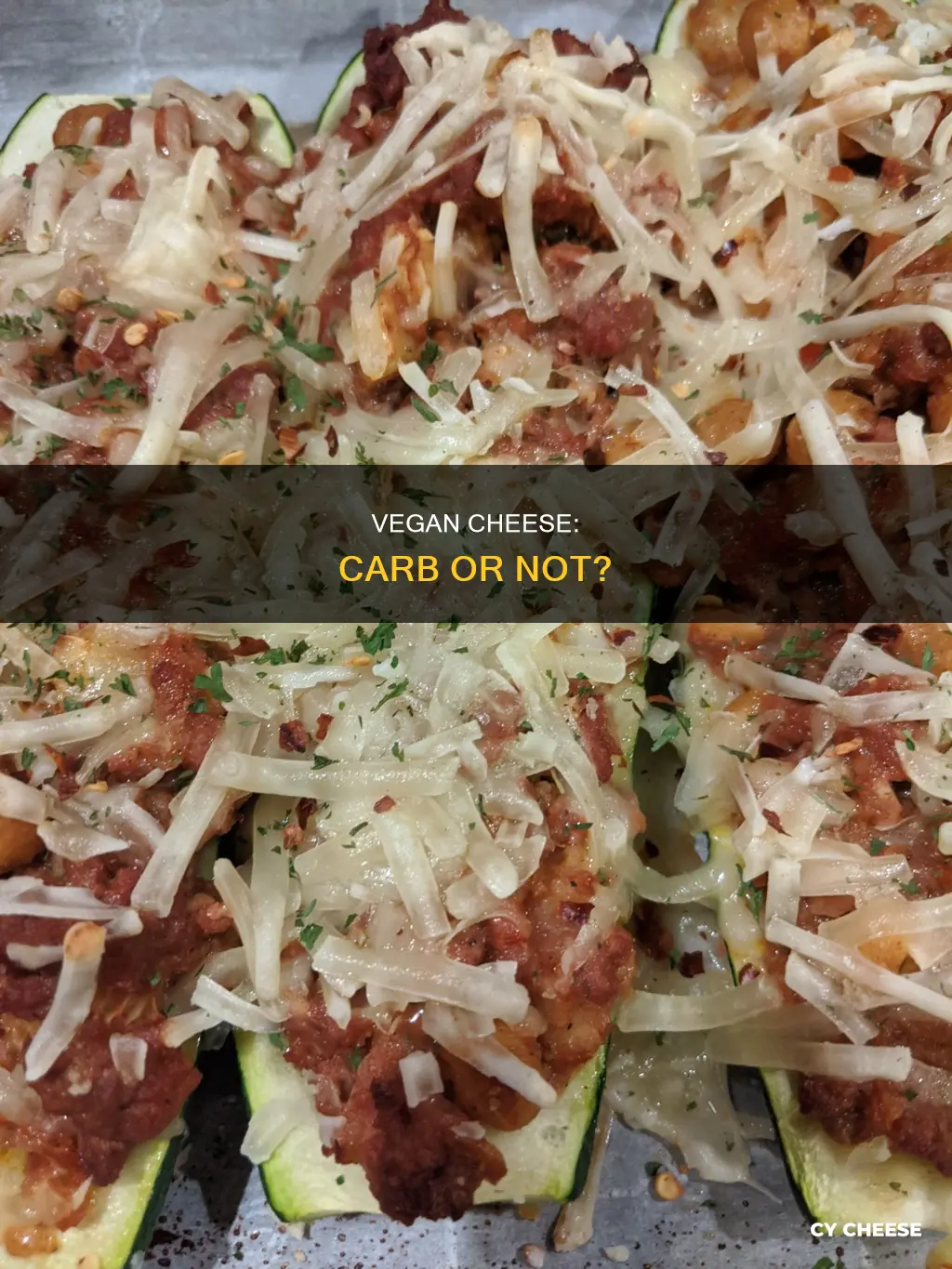 is vegan cheese a carb