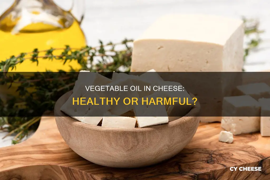 is vegitable oil in cheese bad