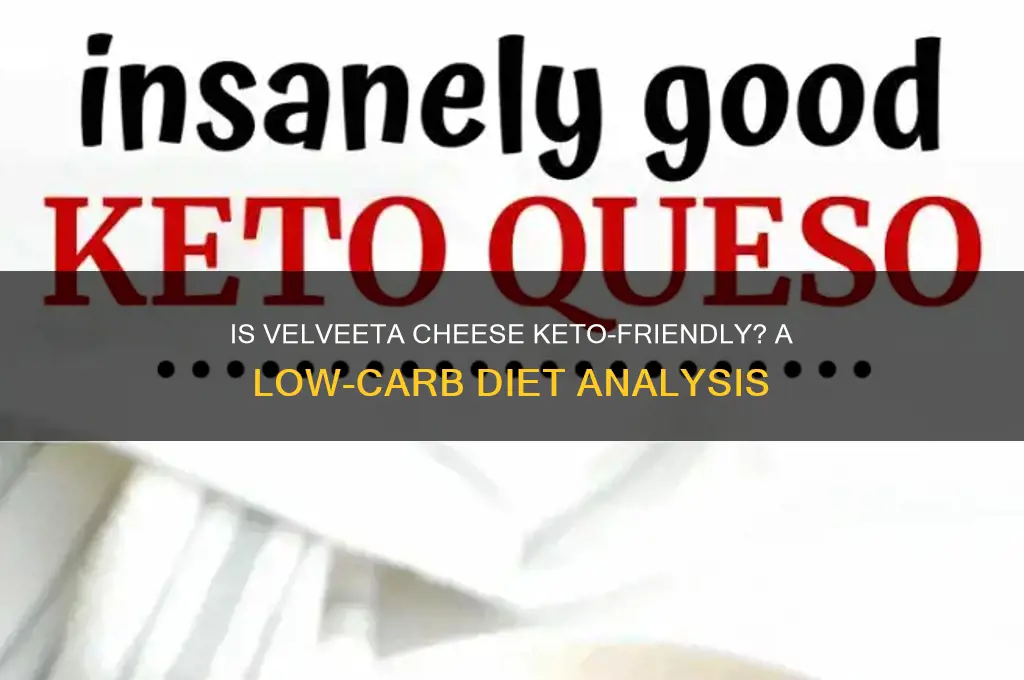 is velveeta cheese cheese keto