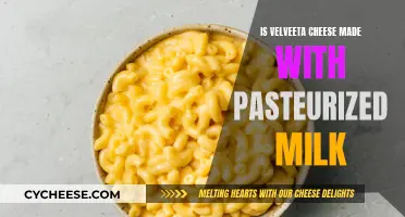 Velveeta Cheese: Pasteurized Milk's Role in Its Making