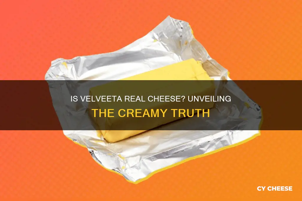 is velveeta made with real cheese