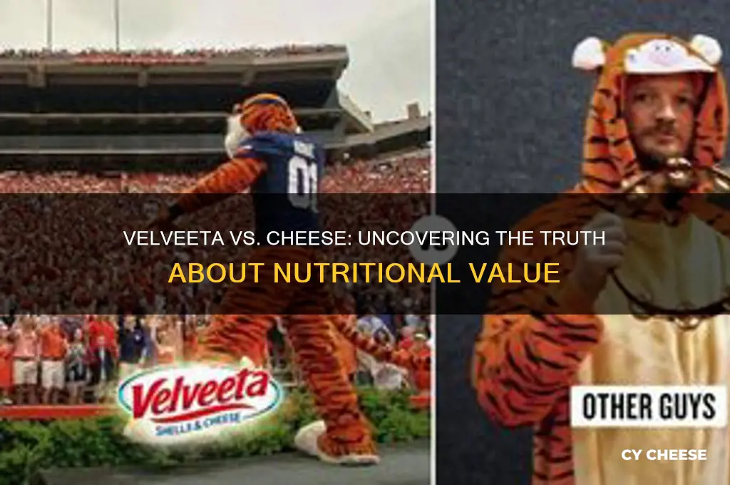 is velveeta worse than cheese