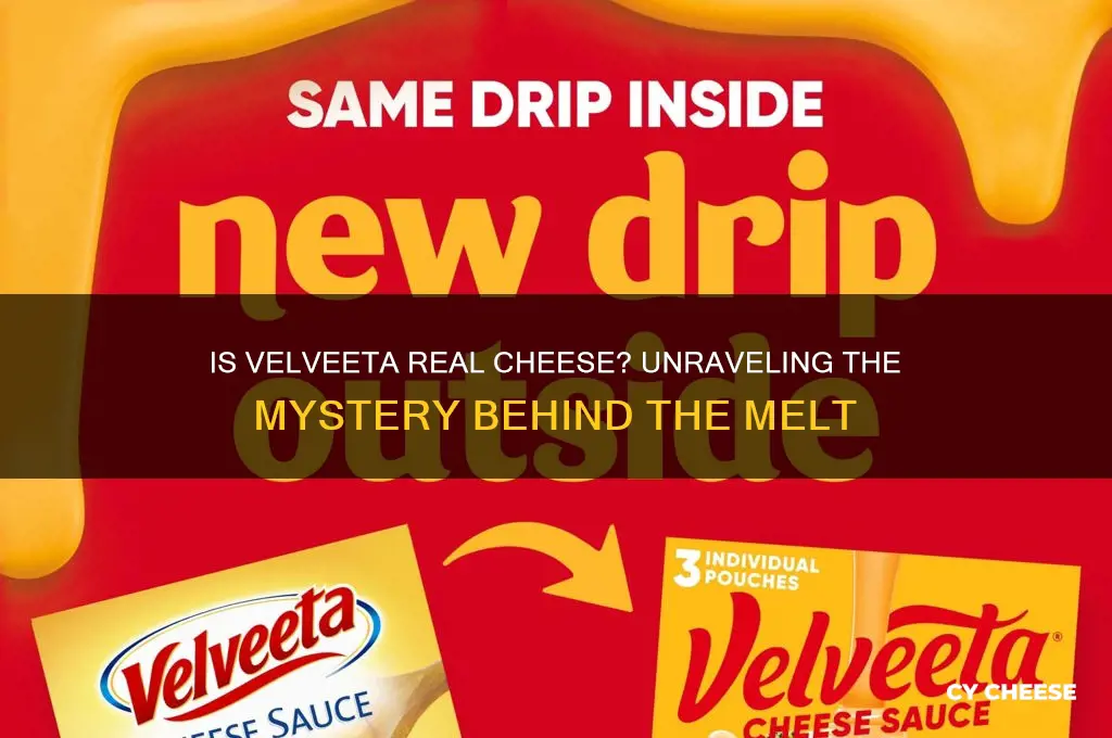 is velvetta chees real cheese