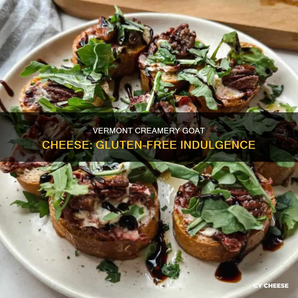 is vermont creamery goat cheese gluten free
