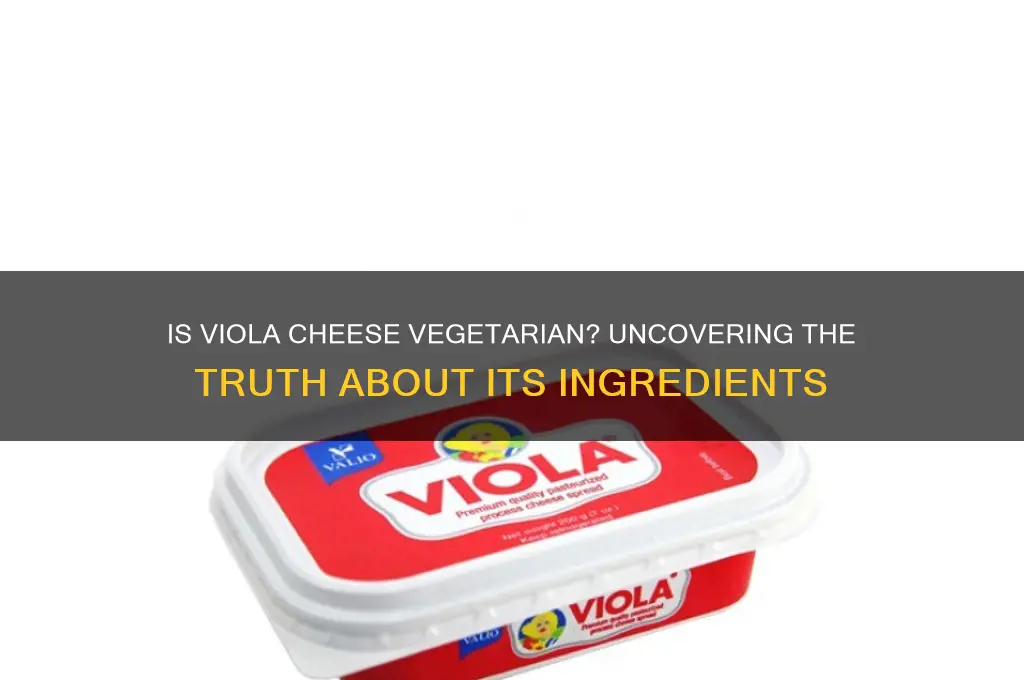 is viola cheese vegetarian