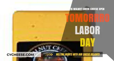 Walnut Creek Cheese Labor Day Hours: Open Tomorrow?