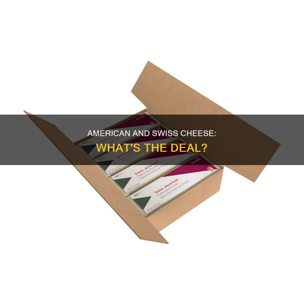 is white american cheese swiss and american mixed