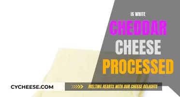 Unveiling the Processed Nature of White Cheddar Cheese