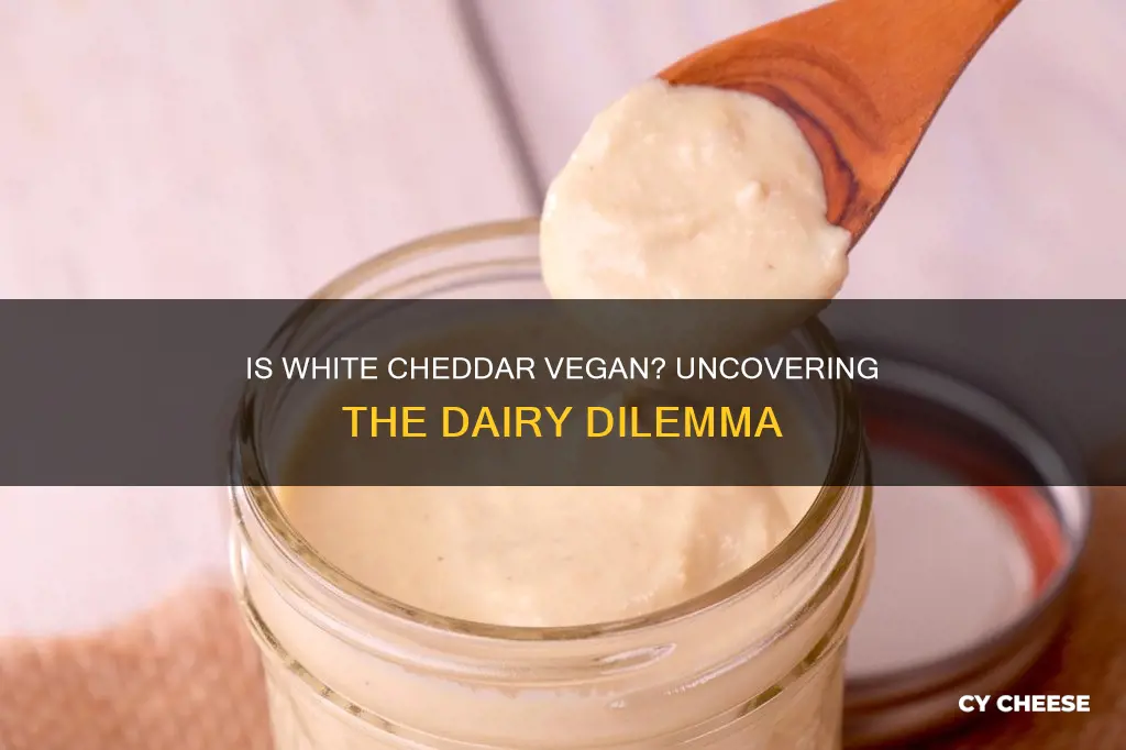 is white cheddar cheese vegetarian