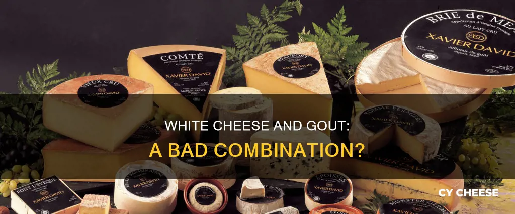 is white cheese bad for gout