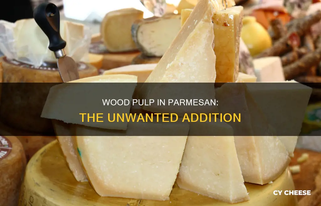 is wood pulp in parmesan cheese
