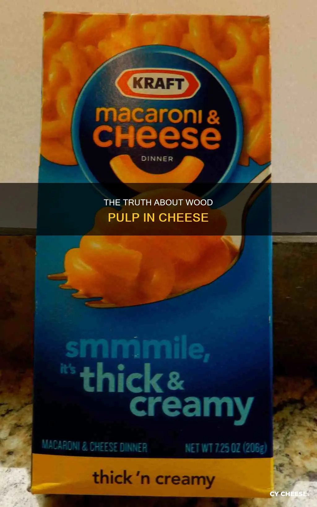 is wood pulp used in cheese