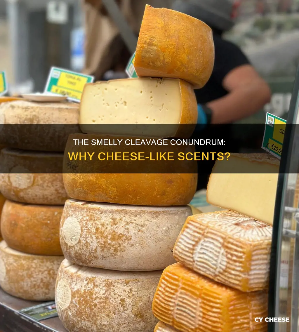 is your cleavage supposed to smell like cheese