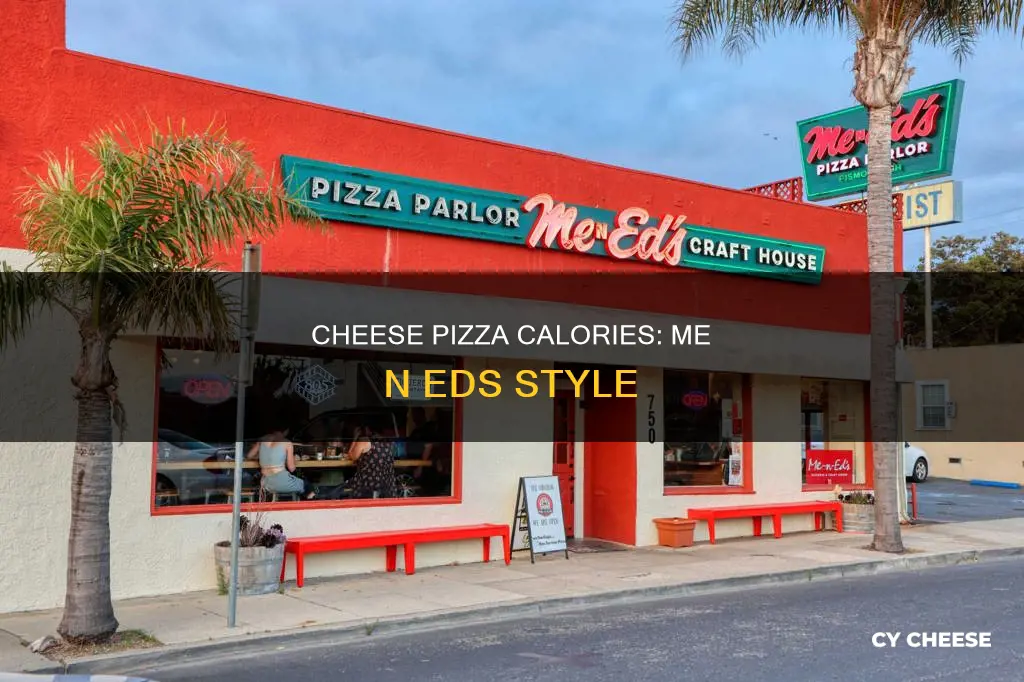 me n eds cheese pizza calories