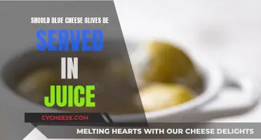 Olives' Juice: Blue Cheese's Role?