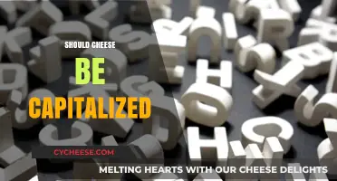 Should Cheese Be Capitalized? Unraveling the Grammar Mystery