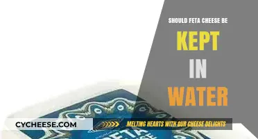 The Feta Cheese Conundrum: Water Storage Solution?