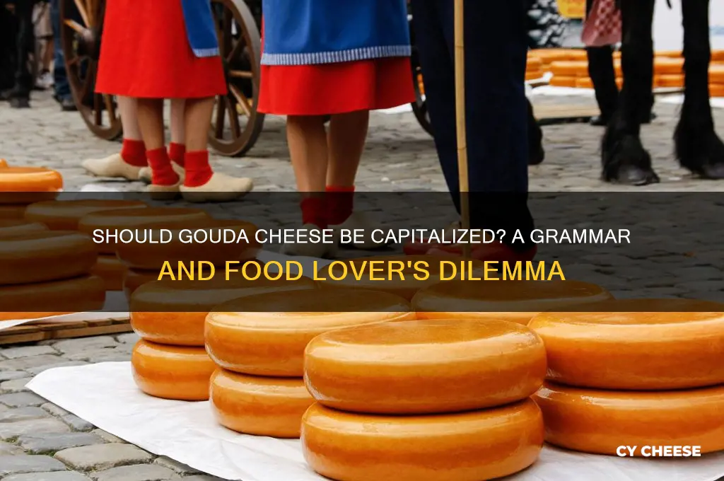 should gouda cheese be capitalized