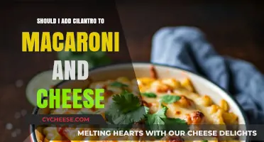 Cilantro in Mac and Cheese: A Good Idea?