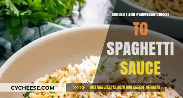Parmesan Cheese: The Secret to Perfect Spaghetti Sauce?