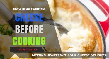 Freezing Cauliflower Cheese: Cook Before or After?
