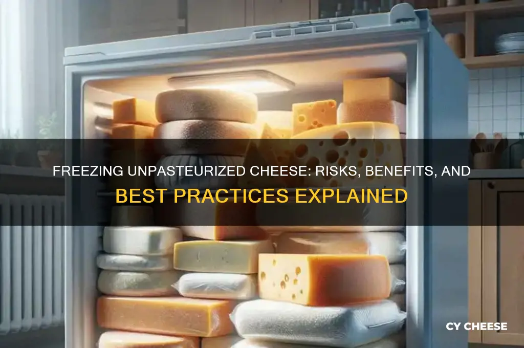 should i freeze unpasteurized cheese