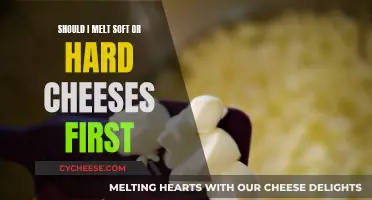 Cheese Melting: Soft or Hard, Which First?