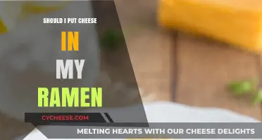 Cheese and Ramen: A Match Made in Heaven?