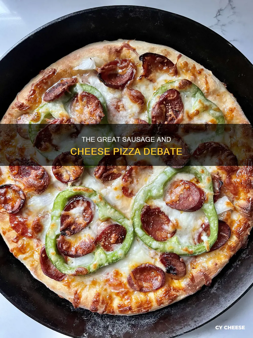 should i put sausage over or under cheese for pizza