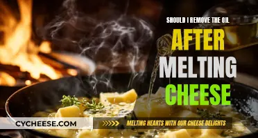 Cheese Melting: To Drain or Not to Drain?