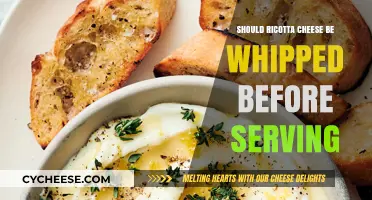 Whipped Ricotta Cheese: To Whip or Not to Whip?