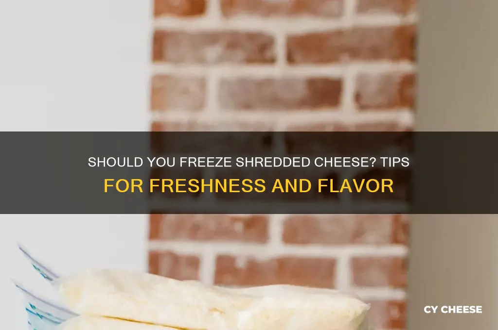 should you freeze shredded cheese