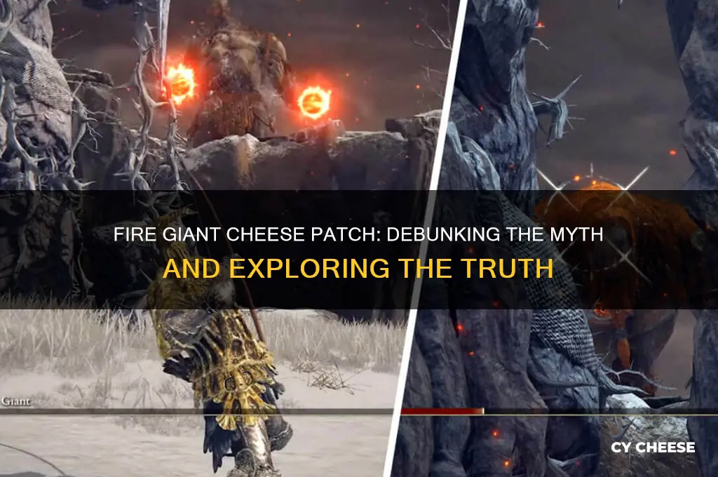 was fire giant cheese patched