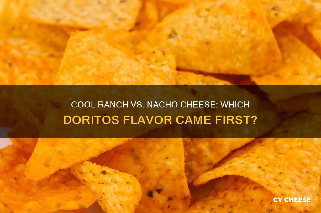 was the first doritos cool ranch or nacho cheese