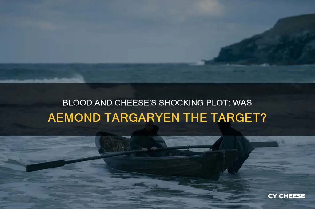 were blood and cheese supposed to kill aemond