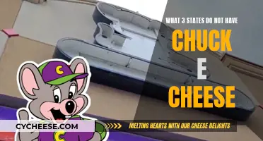 Where's Chuck? States Without a Chuck E. Cheese