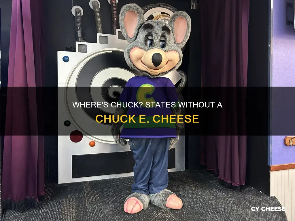 what 3 states do not have chuck e cheese