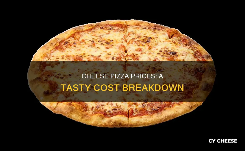 what a cheese pizza cost