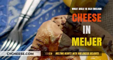 Finding Old English Cheese at Meijer: Aisle Location Guide