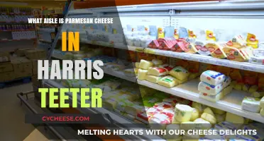 Parmesan Cheese: Aisle Location at Harris Teeter