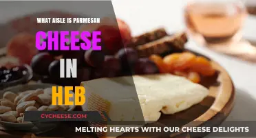 Parmesan Cheese: Aisle Location at HEB