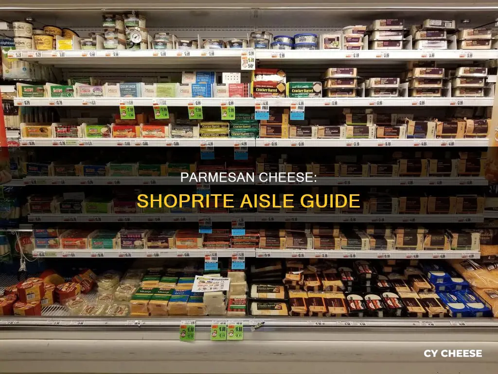 what aisle is parmesan cheese in shoprite