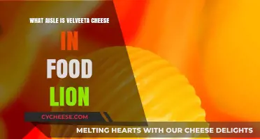 Finding Velveeta Cheese in Food Lion: Aisle Location Guide