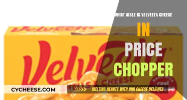 Finding Velveeta Cheese at Price Chopper: Aisle Location Guide