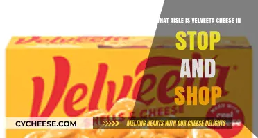 Finding Velveeta Cheese at Stop and Shop: Aisle Guide