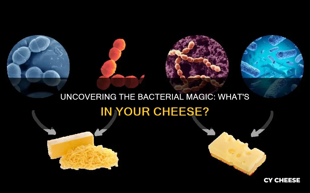 what and cheese are made out of bacteria