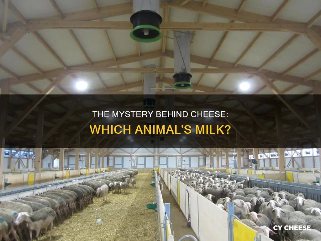 what animal is cheese made from