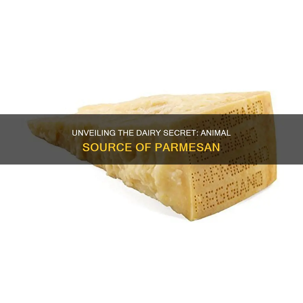 what animal is parmesan cheese made from