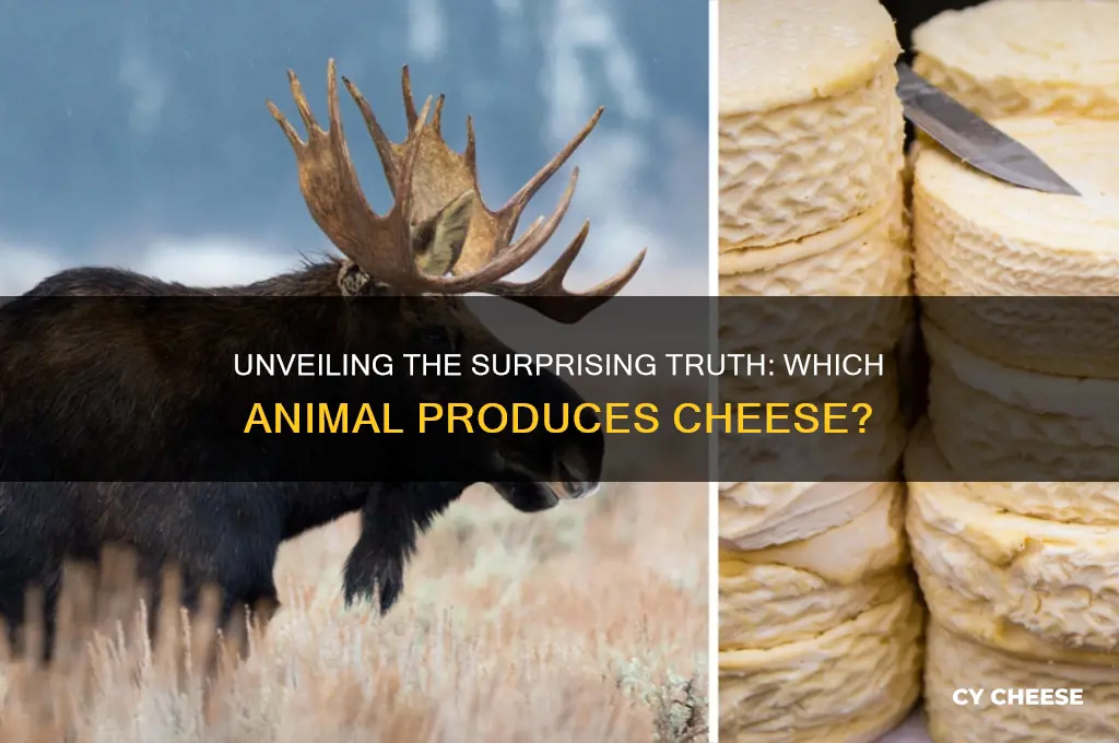 what animal produces cheese